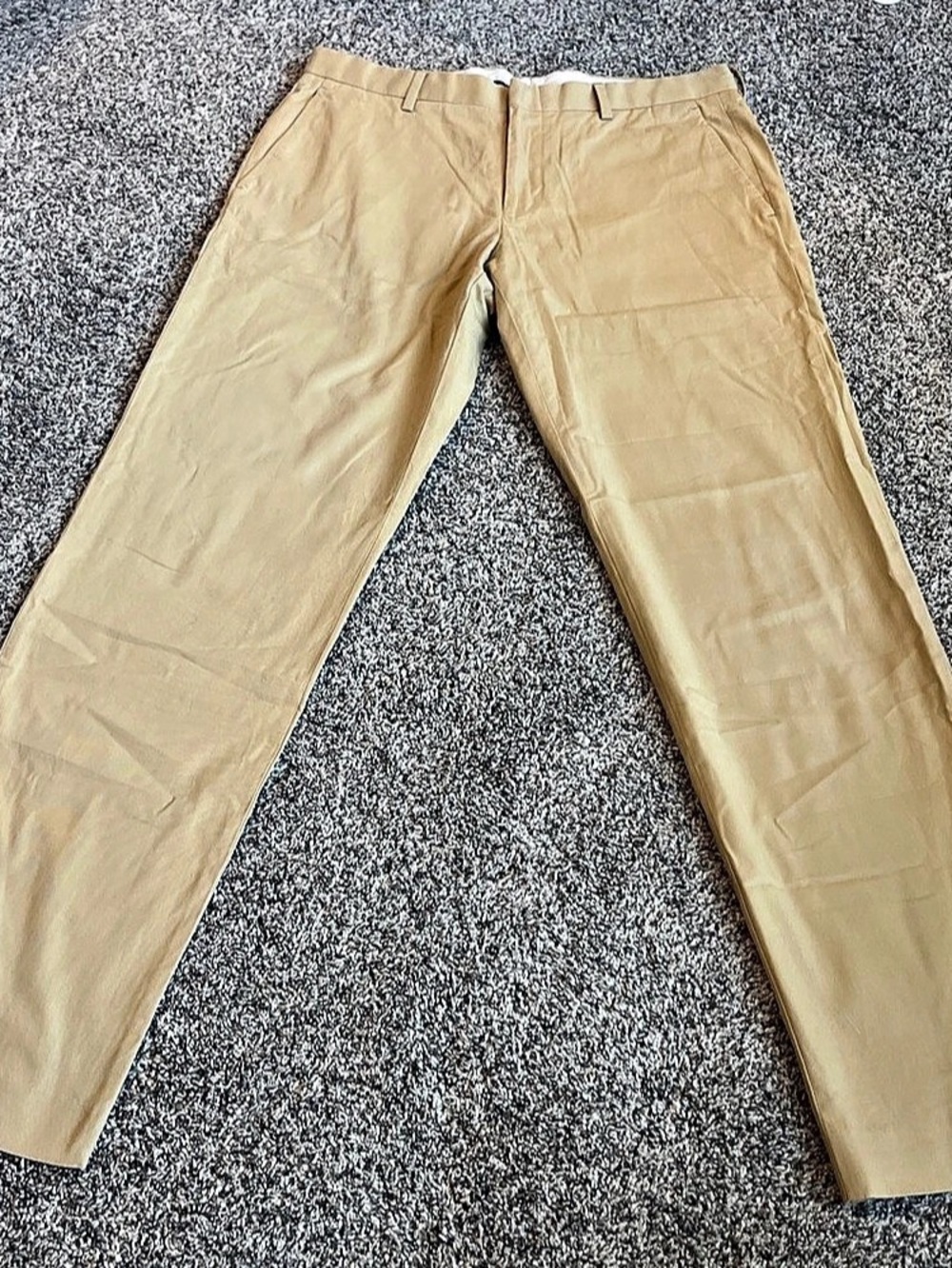 J.Crew Ludlow Slim Straight Leg Pants Waist 32 x 32 in Beige